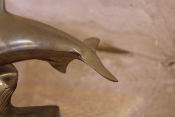 Винтажные дельфнчики из бронзы. Европа. Начало 20 века