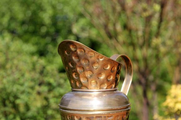 Шикарный большой латунный зольник. Прекрасное состояние