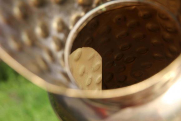 Шикарный большой латунный зольник. Прекрасное состояние