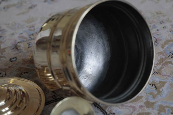 Интересный советский рукомойник из латуни