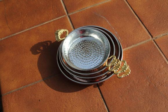 Набор красивых сковородок из меди.Европа.Начало 20 века