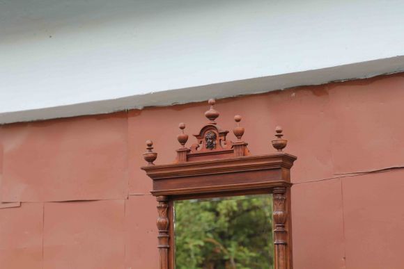 Великолепное, старинное, напольное зеркало. Европа. Начало 20 века.