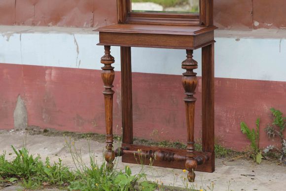 Великолепное, старинное, напольное зеркало. Европа. Начало 20 века.