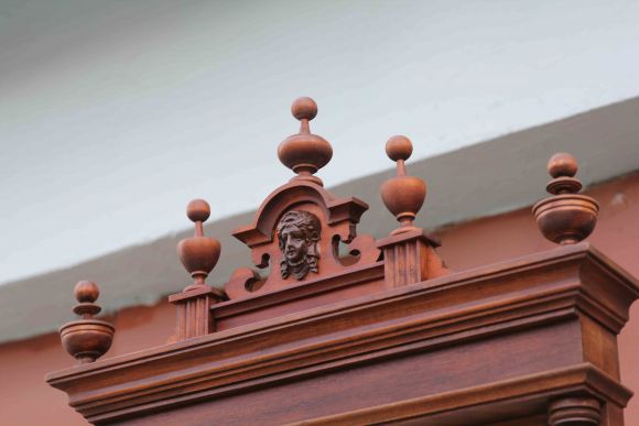 Великолепное, старинное, напольное зеркало. Европа. Начало 20 века.