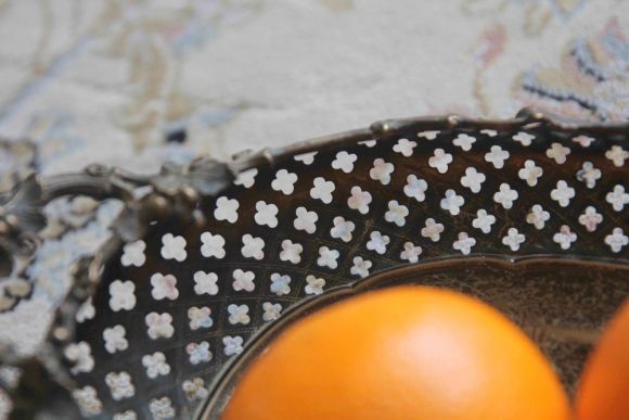 Антикварная настольная ваза для фруктов.Европа. Начало 20 века