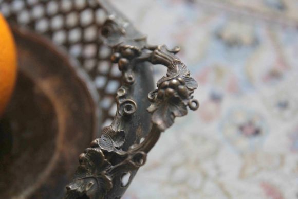 Антикварная настольная ваза для фруктов.Европа. Начало 20 века