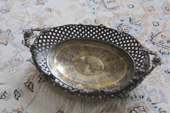 Антикварная настольная ваза для фруктов.Европа. Начало 20 века