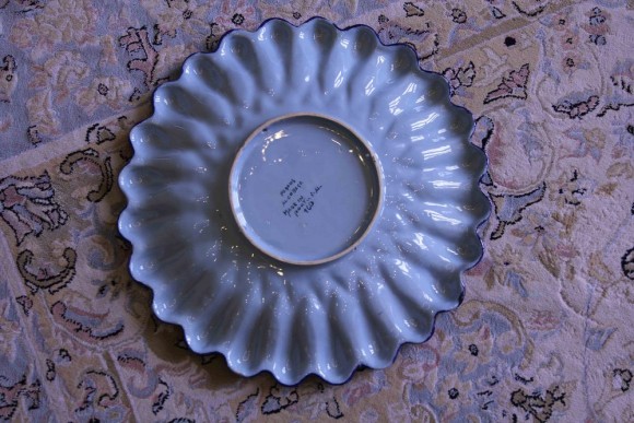 Превосходное старинное фарфоровое блюдо. Португалия.Начало 20 века