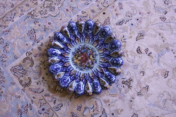 Превосходное старинное фарфоровое блюдо. Португалия.Начало 20 века