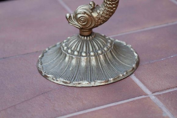 Изысканная, антикварная пепельница "Рыбка моя"