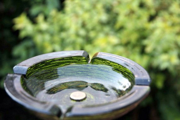 Изысканная, антикварная пепельница "Рыбка моя"