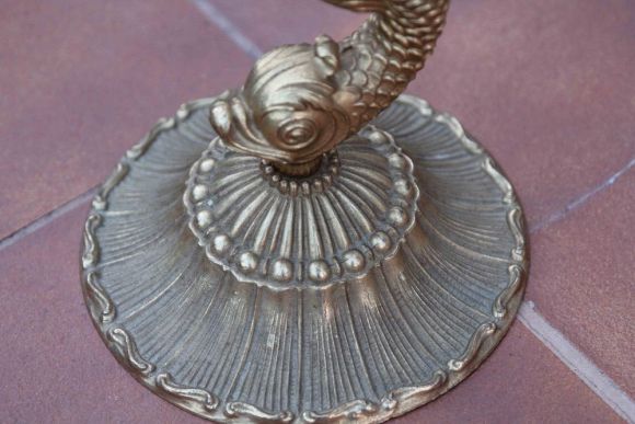 Изысканная, антикварная пепельница "Рыбка моя"