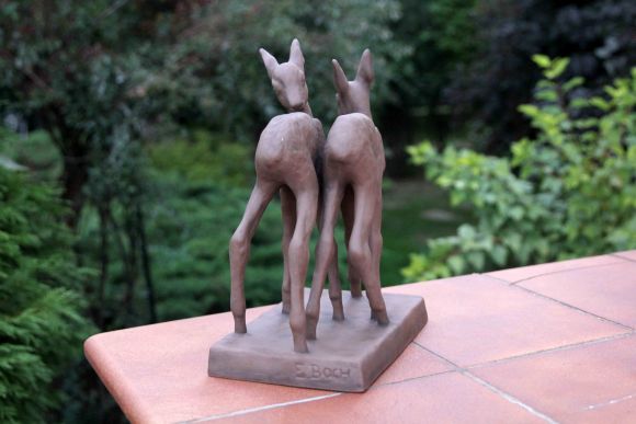 Винтажные оленята из Германии. Европа. Начало 20 века