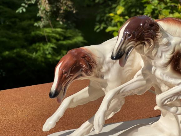 Бегущие борзые. Германия.hertwig&co.