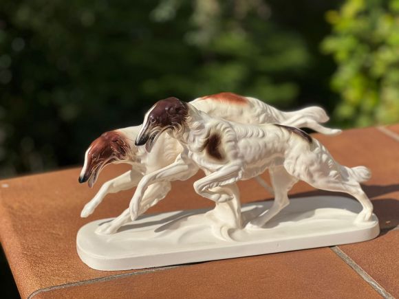 Бегущие борзые. Германия.hertwig&co.