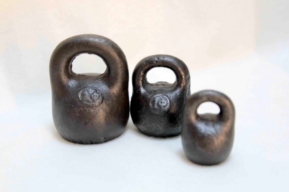 Набор старинных фунтовых гирь. Идеальное состояние. Европа. Начало 20 века.