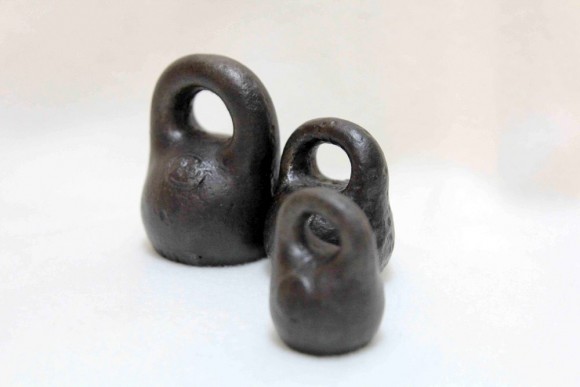 Набор старинных фунтовых гирь. Идеальное состояние. Европа. Начало 20 века.