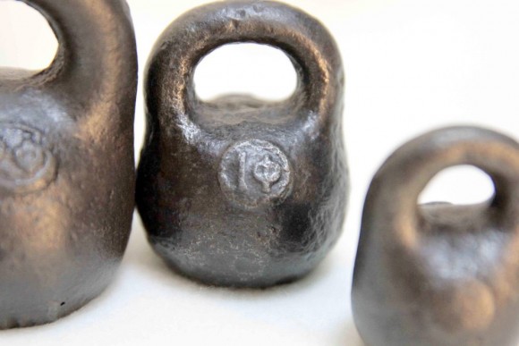 Набор старинных фунтовых гирь. Идеальное состояние. Европа. Начало 20 века.