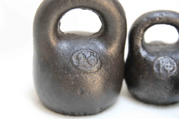 Набор старинных фунтовых гирь. Идеальное состояние. Европа. Начало 20 века.