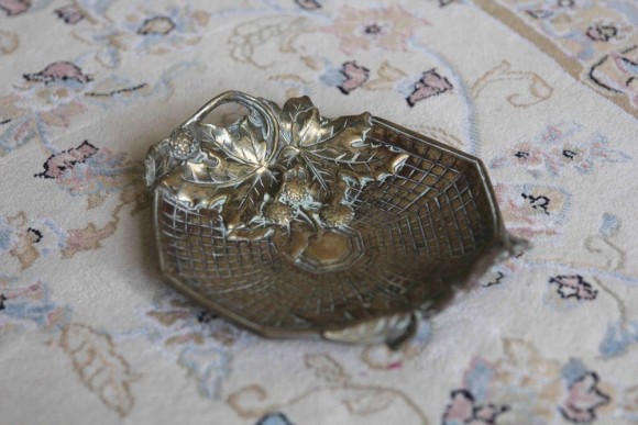 Антикварное изящное блюдо с загадкой.Европа.Начало 20 века