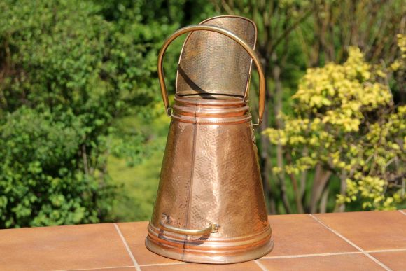 Полированный медный зольник. Сюжет "Азартная игра - карты".