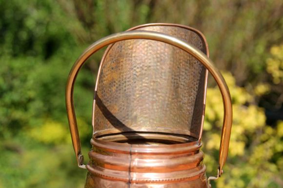 Полированный медный зольник. Сюжет "Азартная игра - карты".