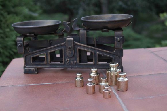 Маленькие винтажные весы. Европа. Начало 20 века