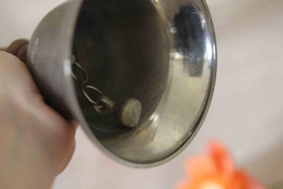 Винтажный настольный колокольчик. Европа. Конец 19  века