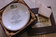 Очаровательные, винтажные тарелки под сыр. Франция 
