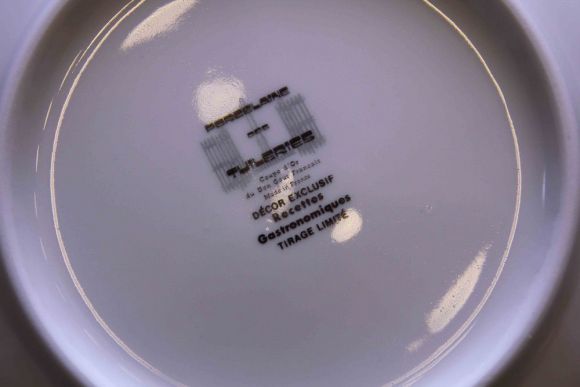 Очаровательные, винтажные тарелки под сыр. Франция 