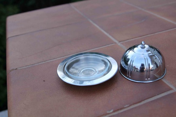 Чудесная икорница  для сервировки стола. начало века Чудесная икорница  для сервировки стола. начало века