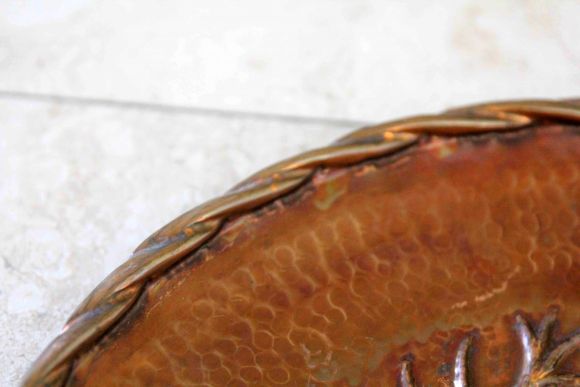 Объемное панно ЛЕСНОЙ ОЛЕНЬ. Медь