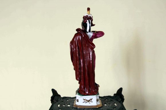 Антикварный Наполеоновский солдат из фарфора. Европа. Начало 20 века