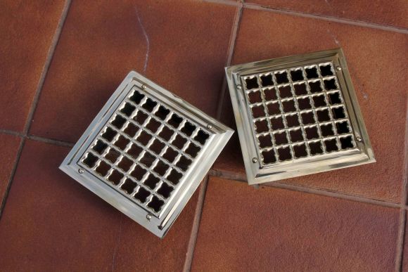 Антикварные парные вентиляционные решетки.Европа.Начало 20 века