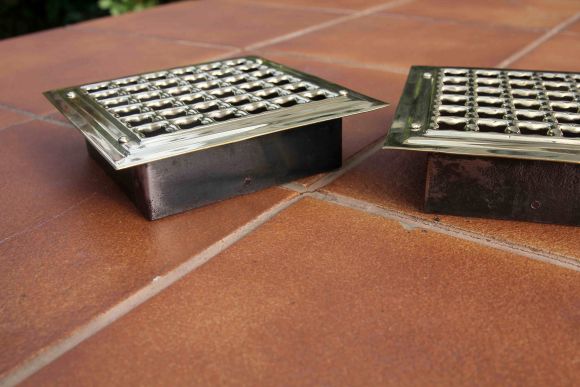 Антикварные парные вентиляционные решетки.Европа.Начало 20 века