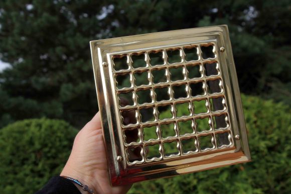 Антикварные парные вентиляционные решетки.Европа.Начало 20 века