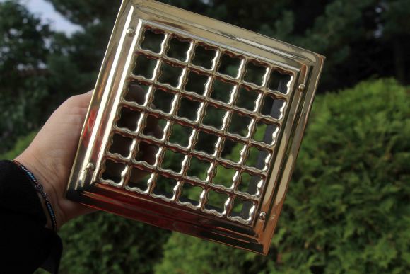 Антикварные парные вентиляционные решетки.Европа.Начало 20 века