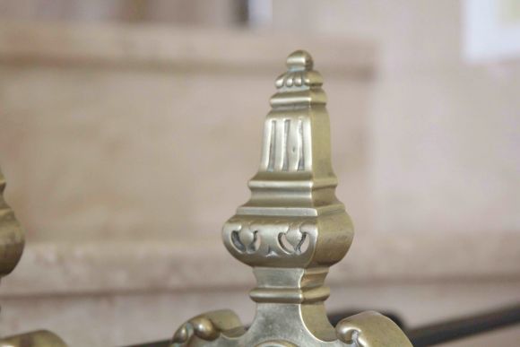 Антикварные таганы для дров в камине. Европа. Начало 20 в.