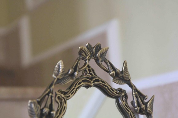 Превосходное антикварное настольное зеркало позапрошлого века