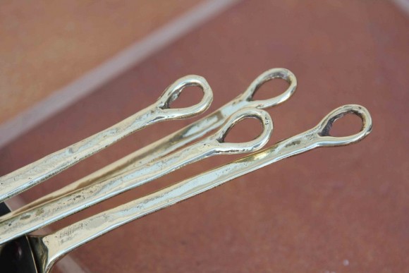 Набор сковородочек из латуни. 6 штук. идеальное состояние. Европа