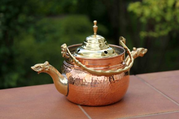 Старинный комбинированный двуносик с крышкой