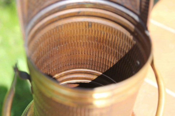 Антикварный зольник из двух металлов. Европа