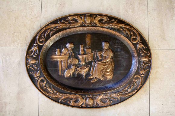 Овальное панно Бабушки У САМОВАРА - милый подарок