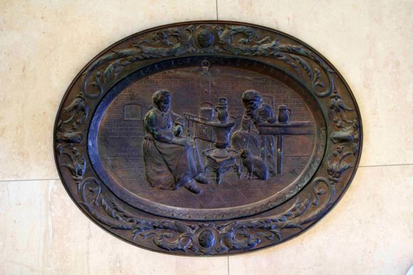 Овальное панно Бабушки У САМОВАРА - милый подарок