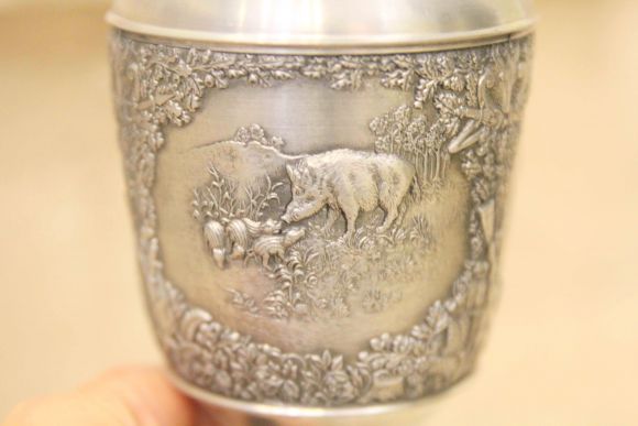 Винтажный кувшин  "Охота". Германия. 20 век.