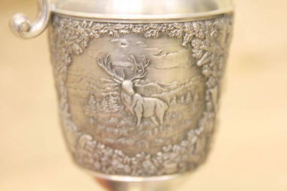 Винтажный кувшин  "Охота". Германия. 20 век.