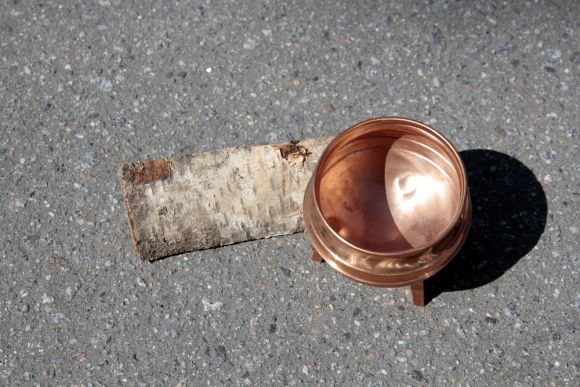 Старинное цветочное кашпо на ножках. Европа. Начало 20 века