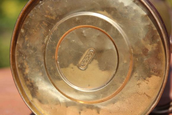 Медный зольник с классическим голландским сюжетом ГУЛЯНКА