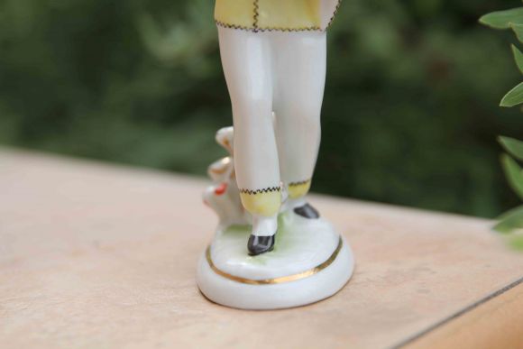 Фарфоровая статуэтка "Китаянка с веером" ЛФЗ