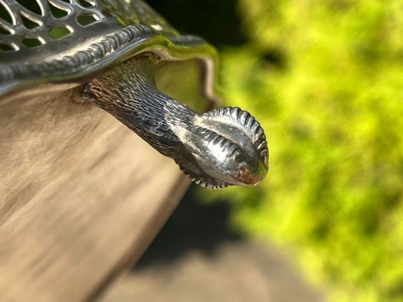 Антикварный ажурный поднос. Англия, Шеффилд.